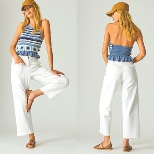 SPECIAL EDITION Lucky Legend White Patch Pocket Crop Jean 2